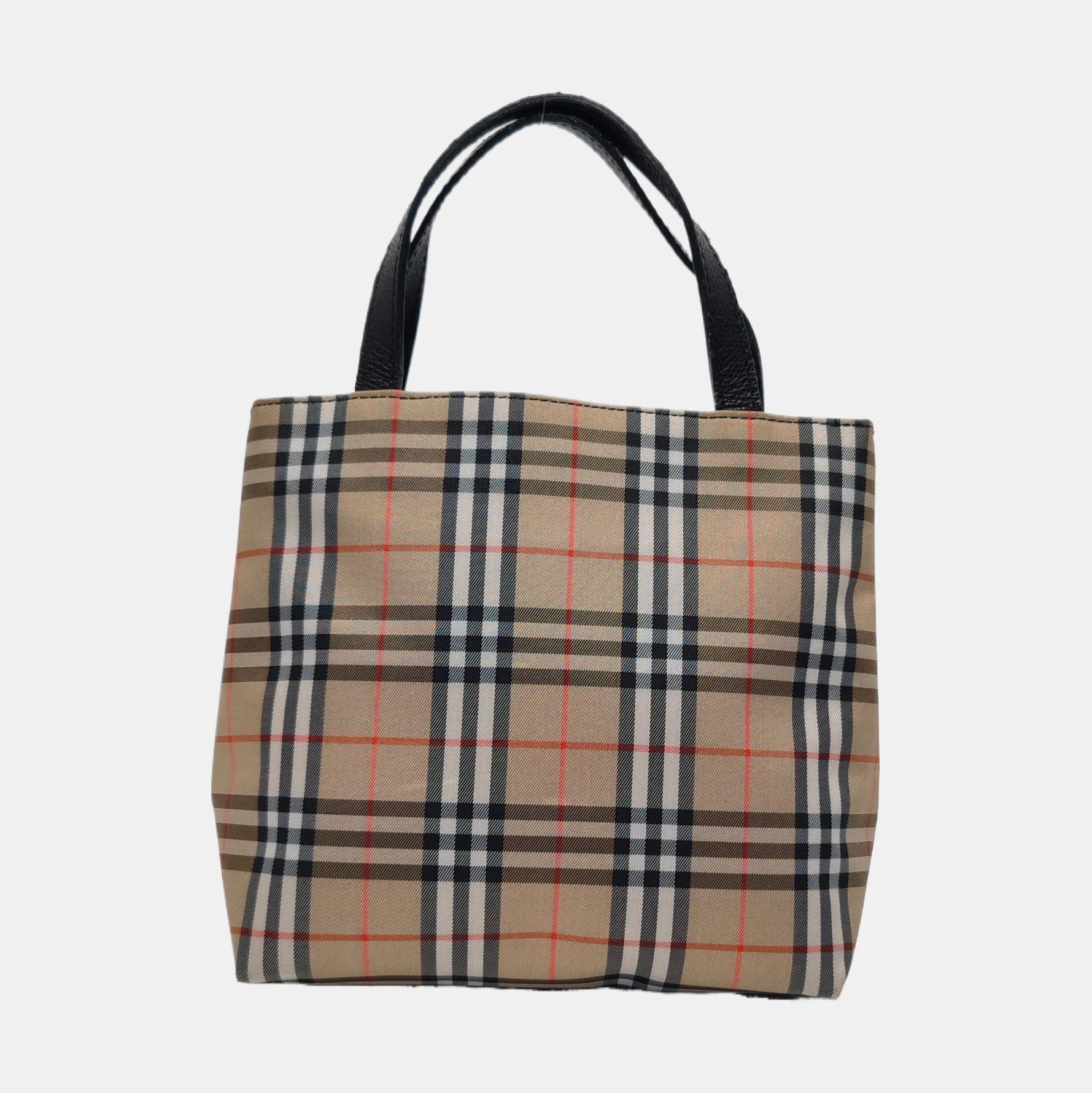 Nylon Top Handle Bag Multicolor