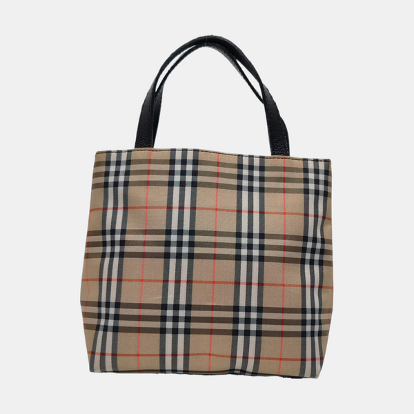 Nylon Top Handle Bag Multicolor