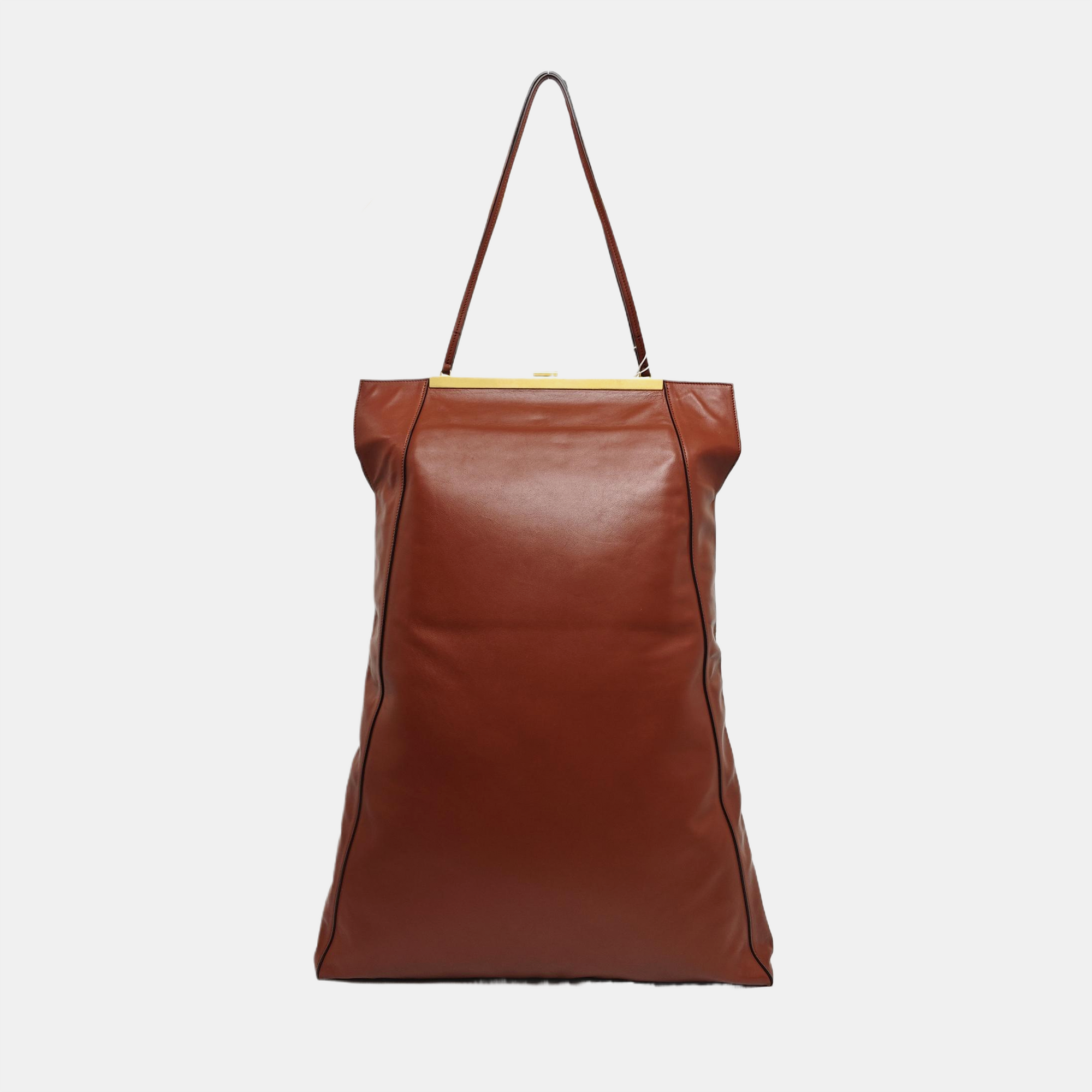 Calfskin Shoulder Bag Red