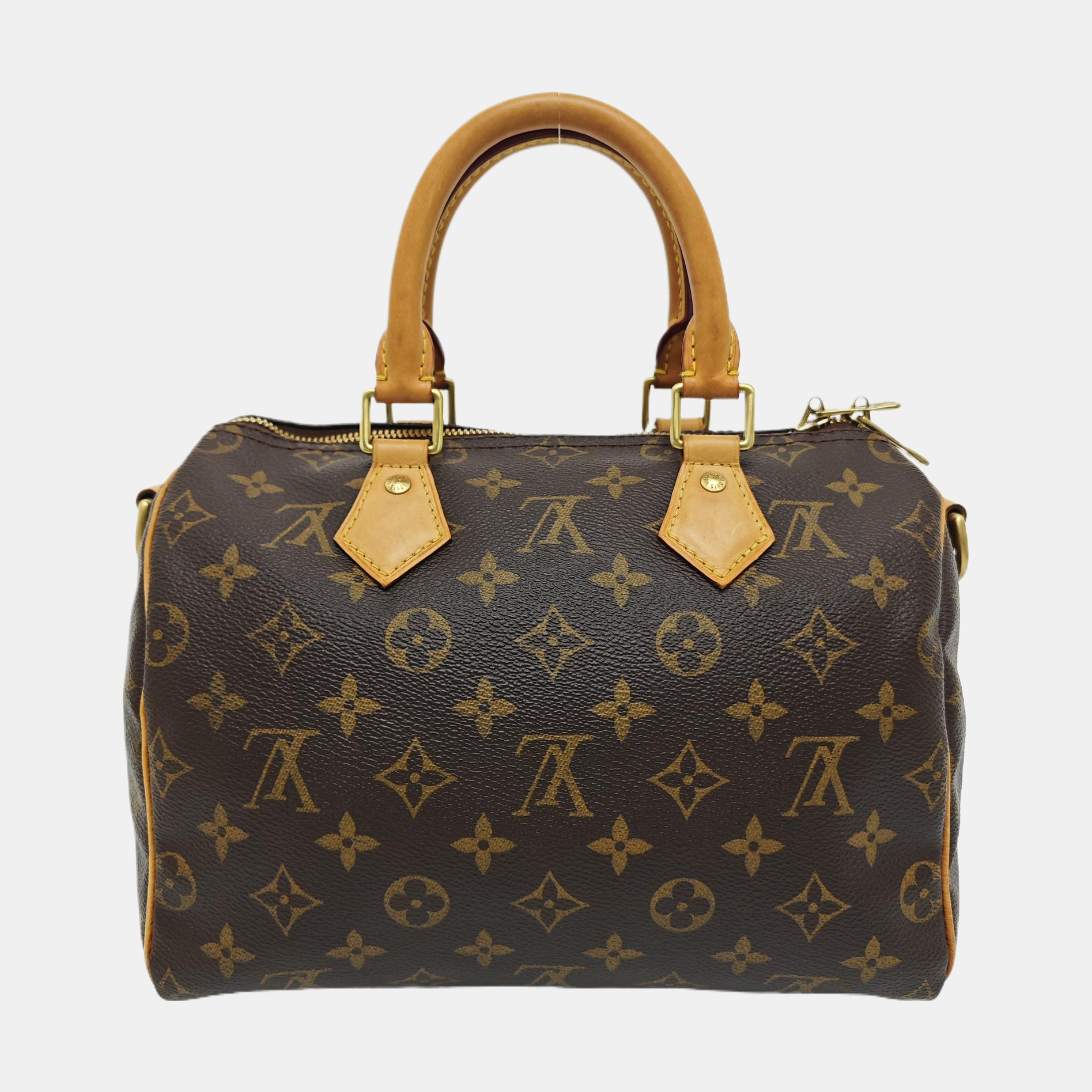 SPEEDY 25 Monogram Coated Canvas Brown