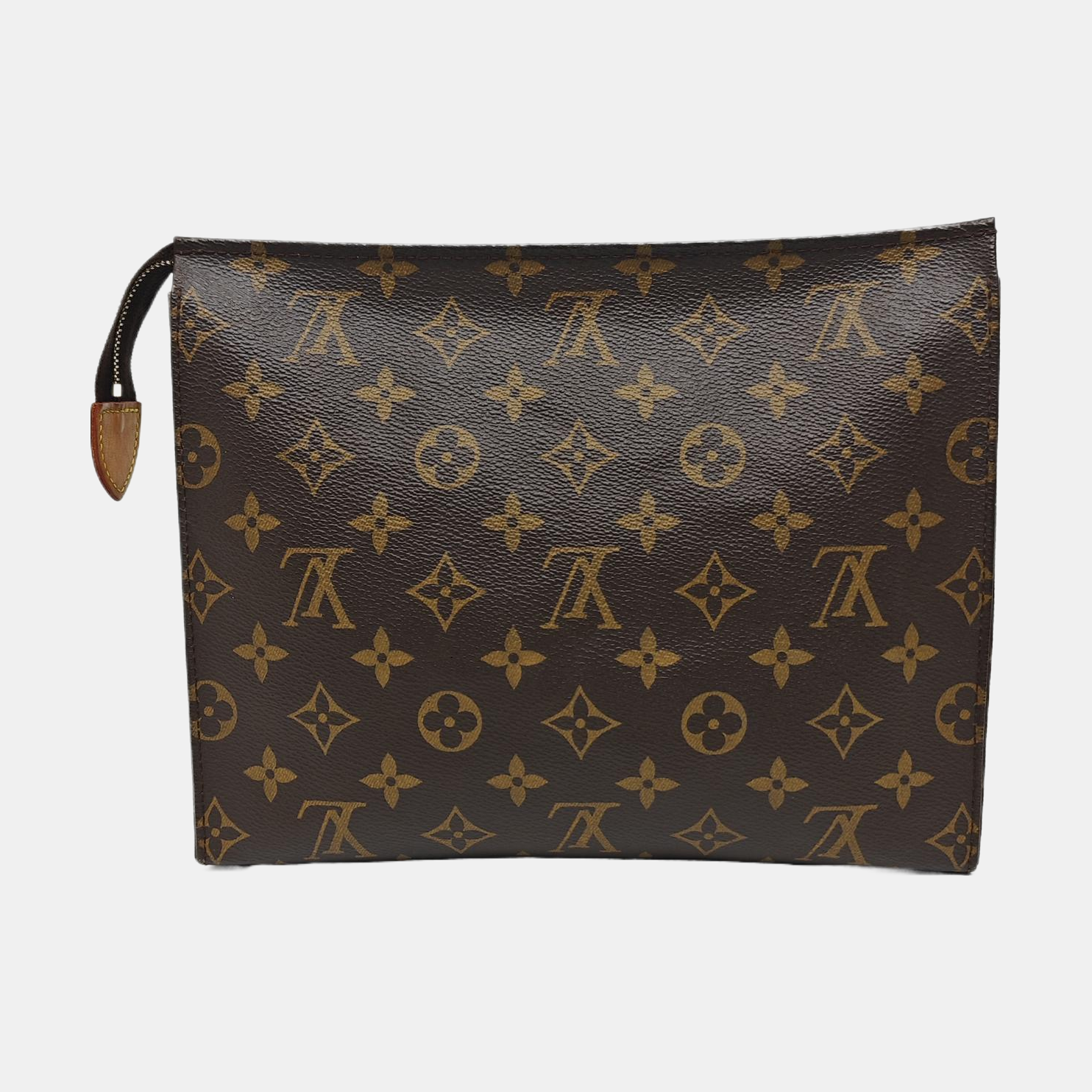 TOILET POCKET 26 Monogram Coated Canvas Brown