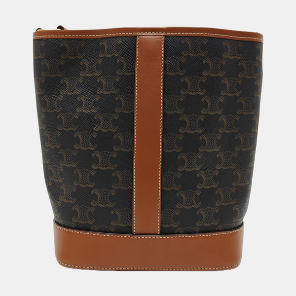 TRIOMPHE CANVAS Small Coated Canvas Brown