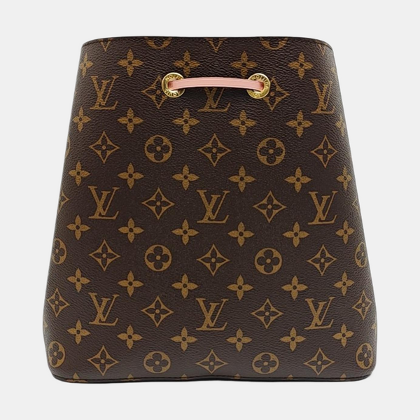 NÉONOÉ MM Monogram Coated Canvas Brown