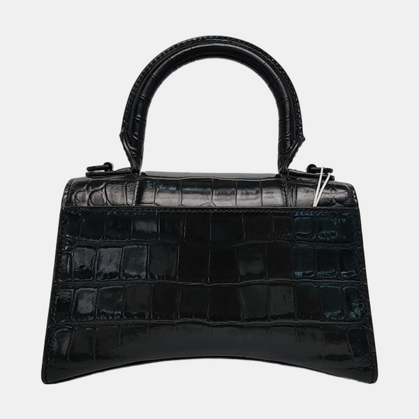 Hourglass Small Calfskin Black