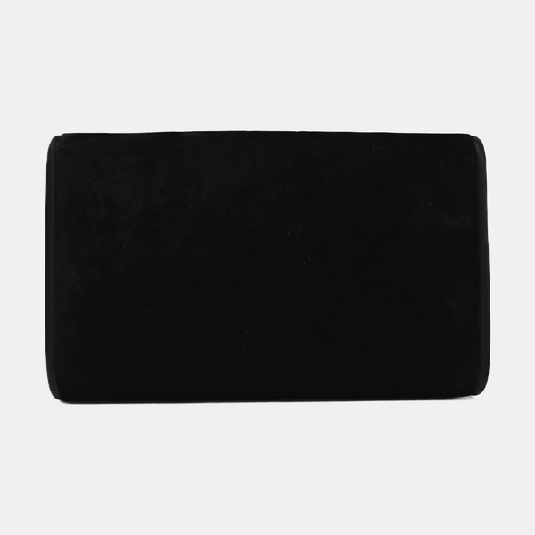Velvet Shoulder Bag Black
