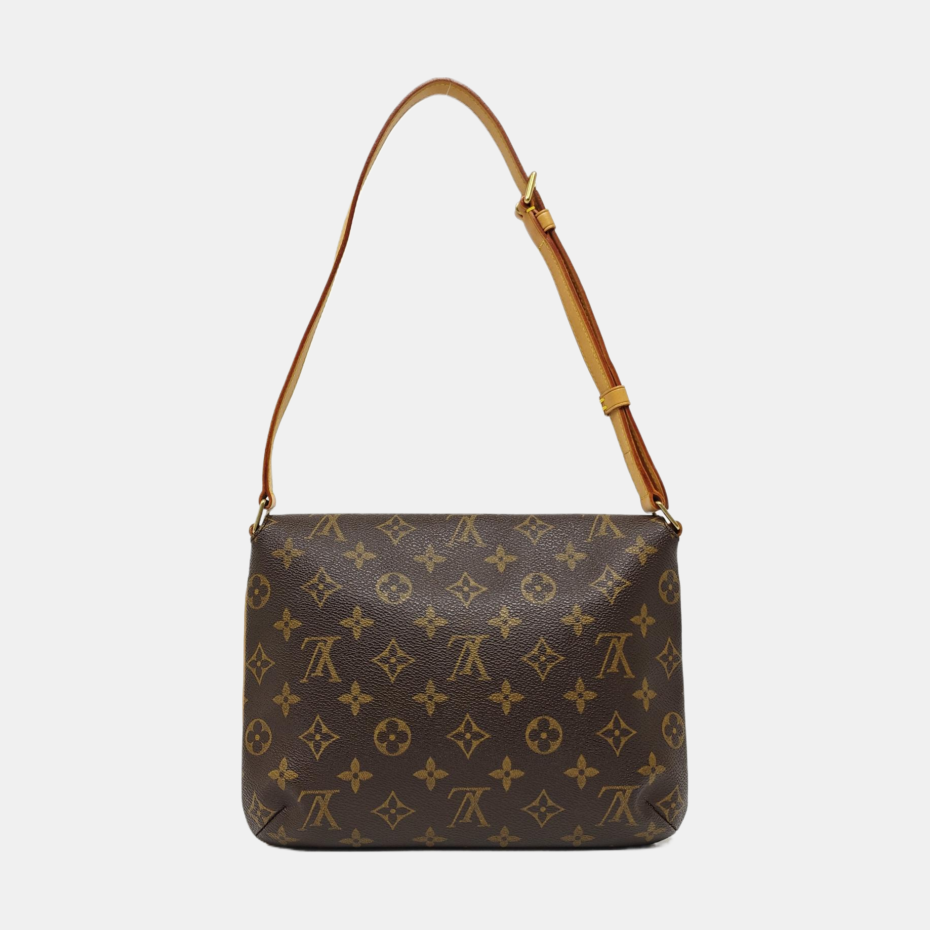 MUSETTE TANGO Monogram Coated Canvas Brown