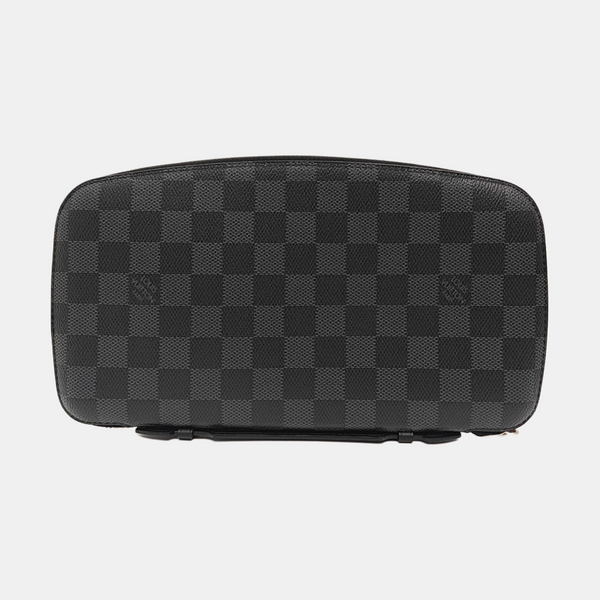 Damier Graphite Coated Canvas Clutch Gray