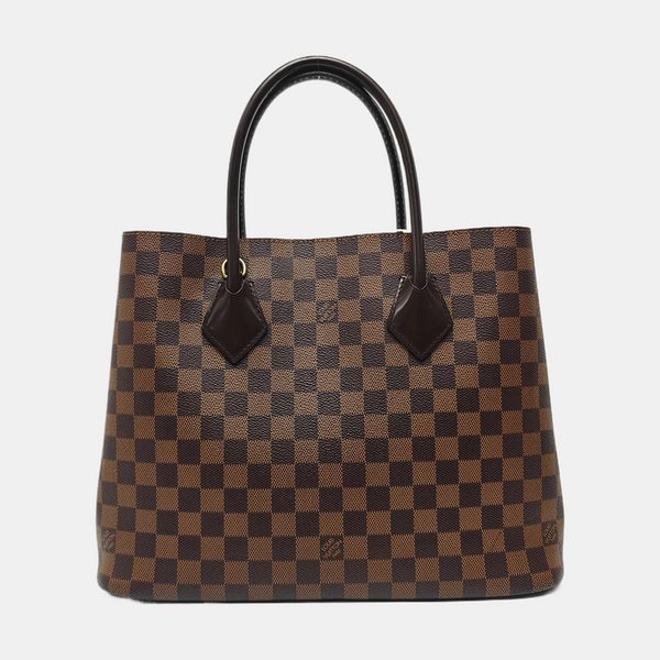 KENSINGTON BOWLING Damier Ebene Coated Canvas Brown