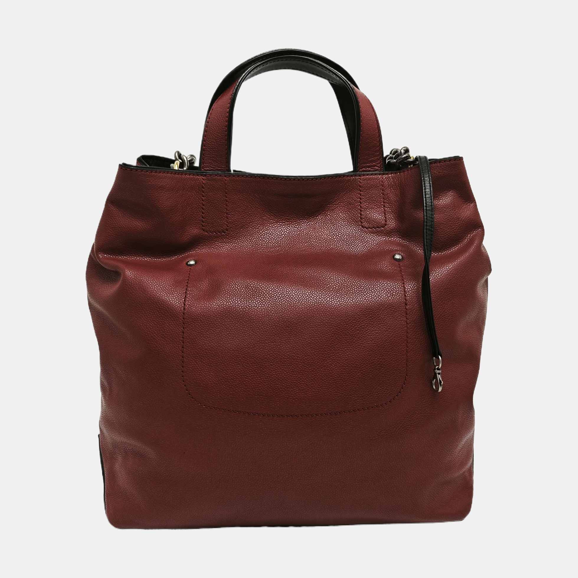 Calfskin Shoulder Bag Red