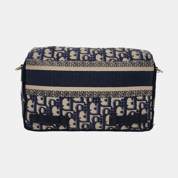 Diorcamp Small Oblique Canvas Blue