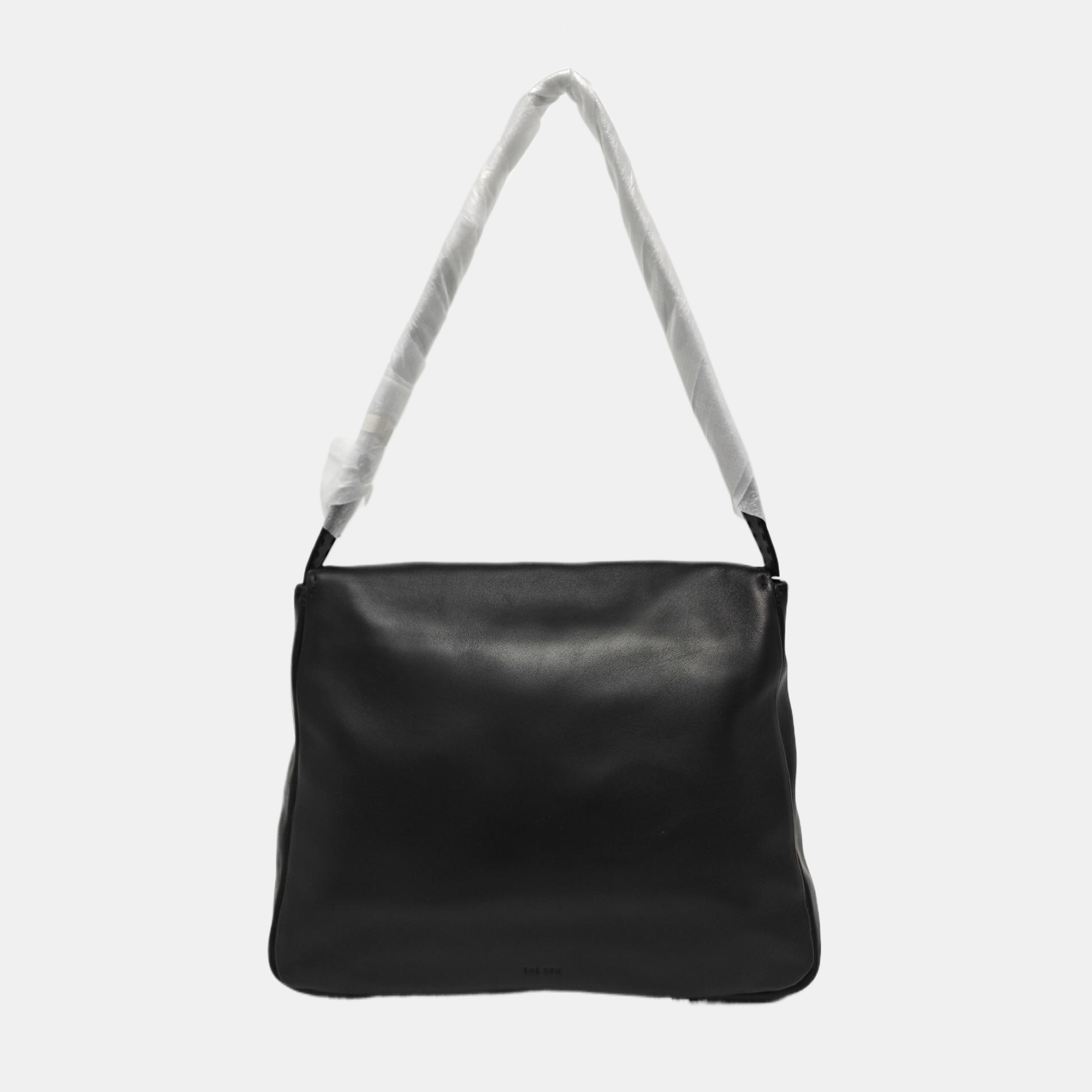Calfskin Shoulder Bag Black
