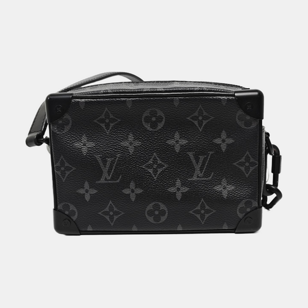 SOFT TRUNK Mini Monogram Coated Canvas Black