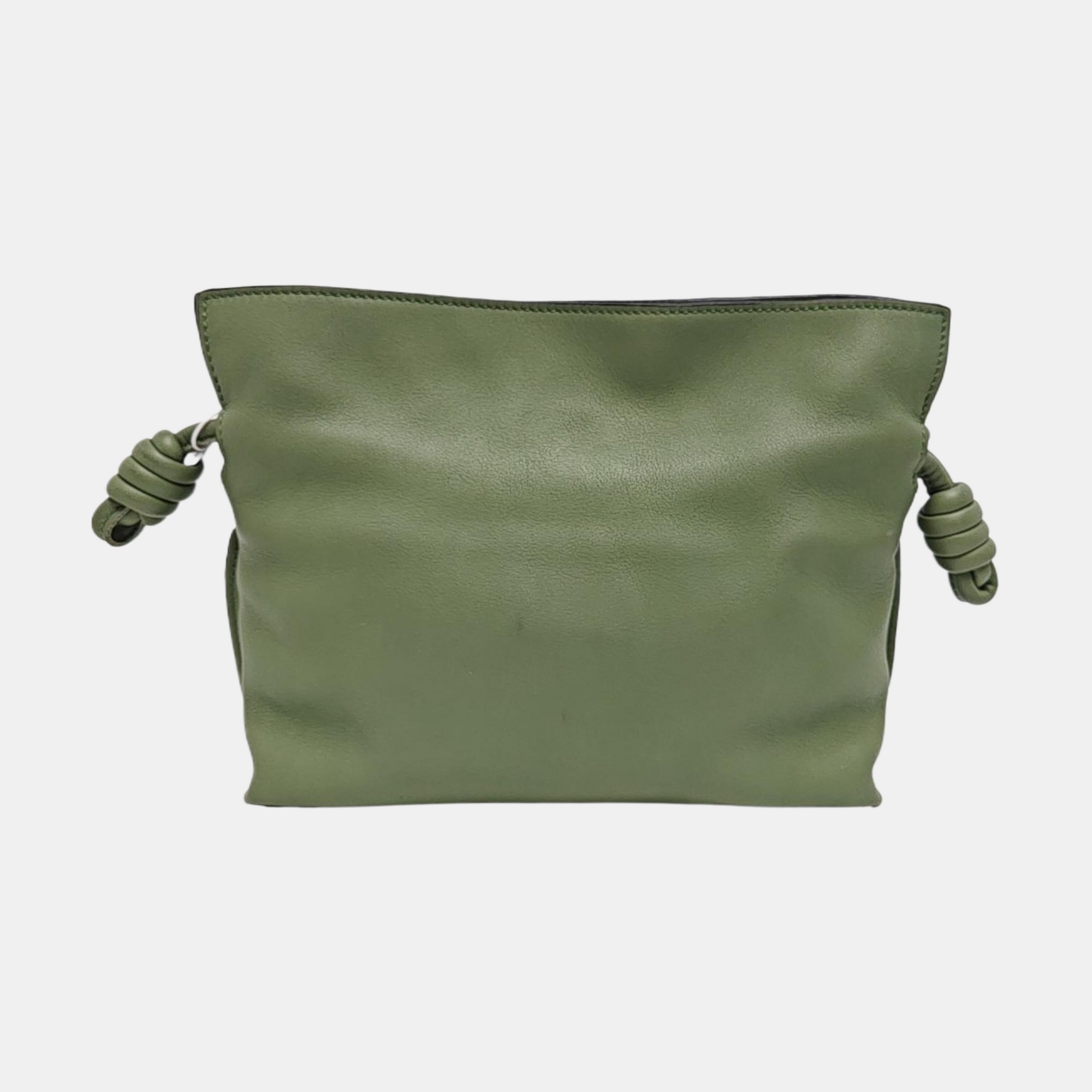 Authenticated pre-owned  Flamenco Calfskin Green - Shoulder Bag at Looply
