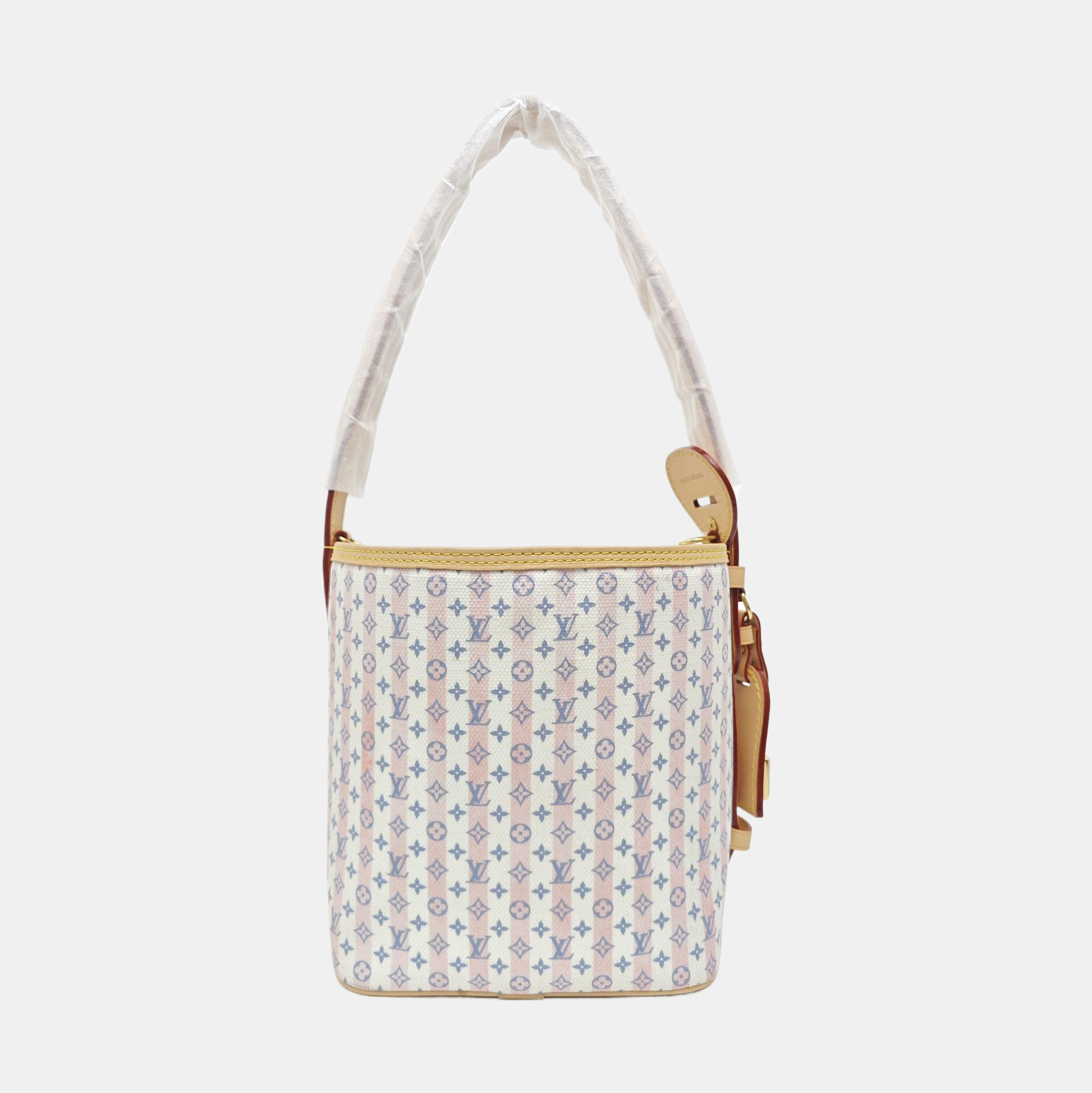 ALL IN PM Monogram Coated Canvas White