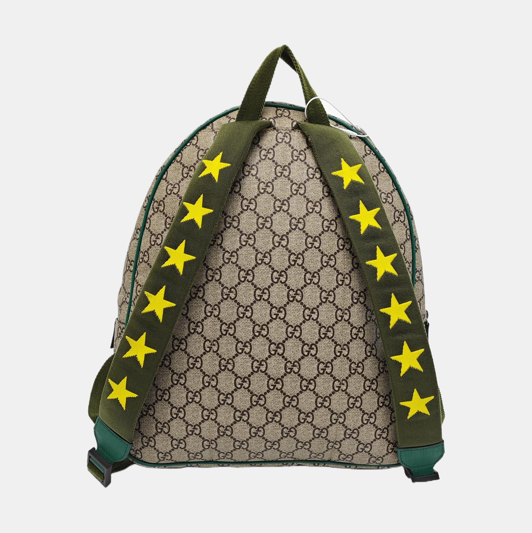 Monogram Coated Canvas Backpack Beige