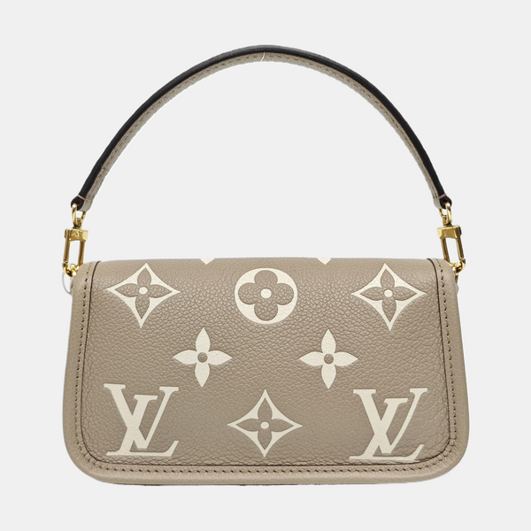 DIANE Nano Monogram Calfskin Gray