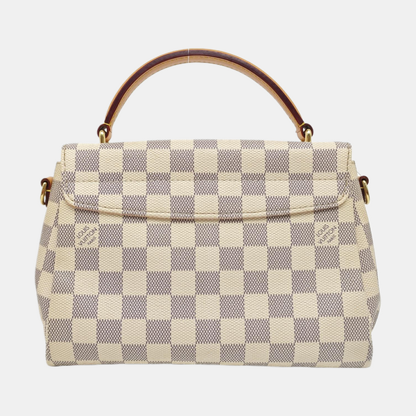 CROISETTE Damier Azur Coated Canvas White