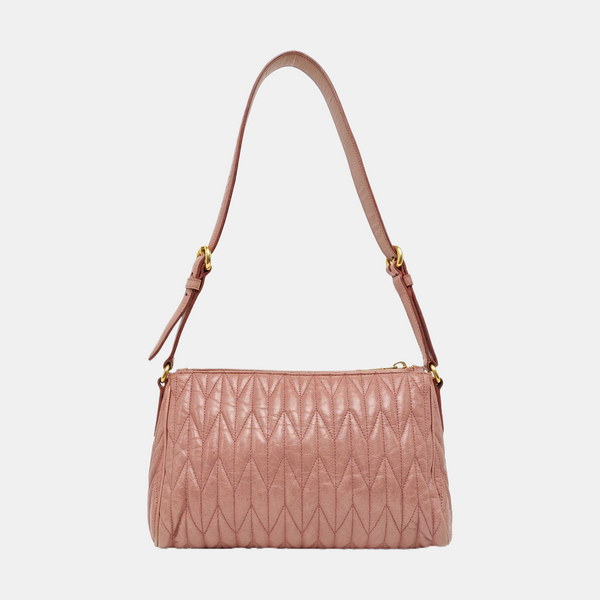 Calfskin Shoulder Bag Pink