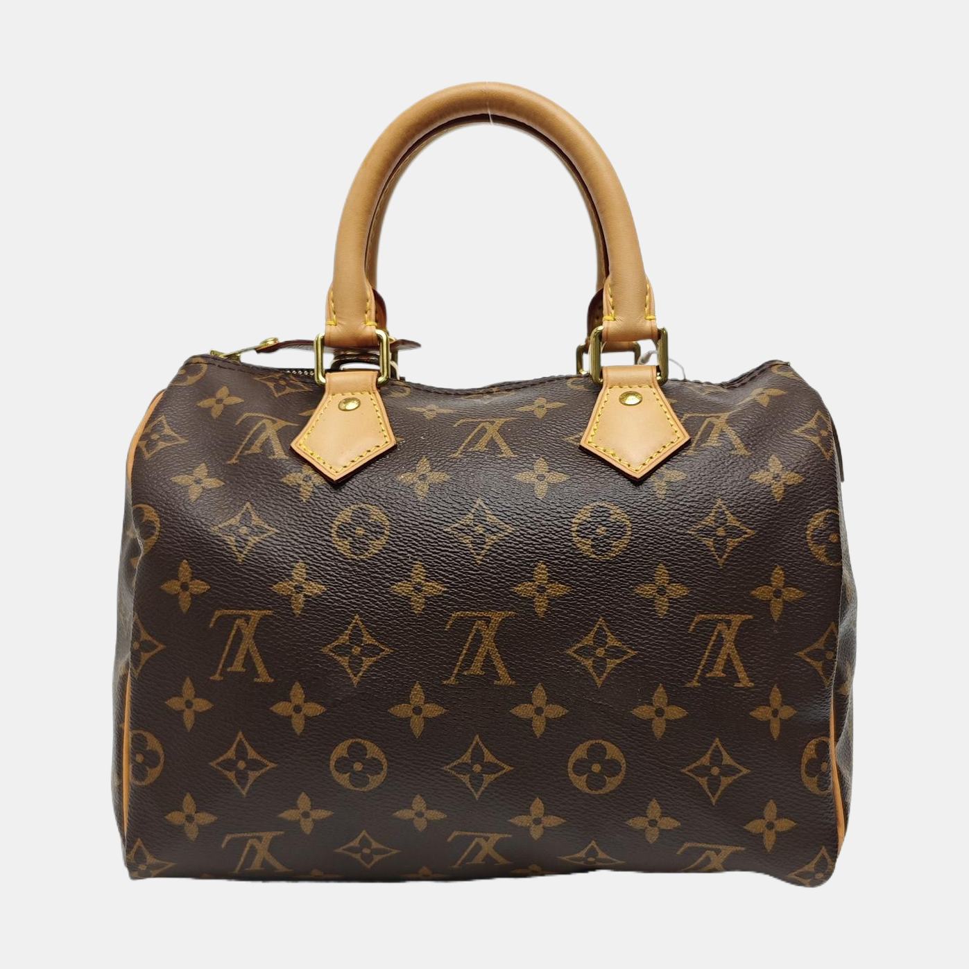 SPEEDY 25 Monogram Coated Canvas Brown