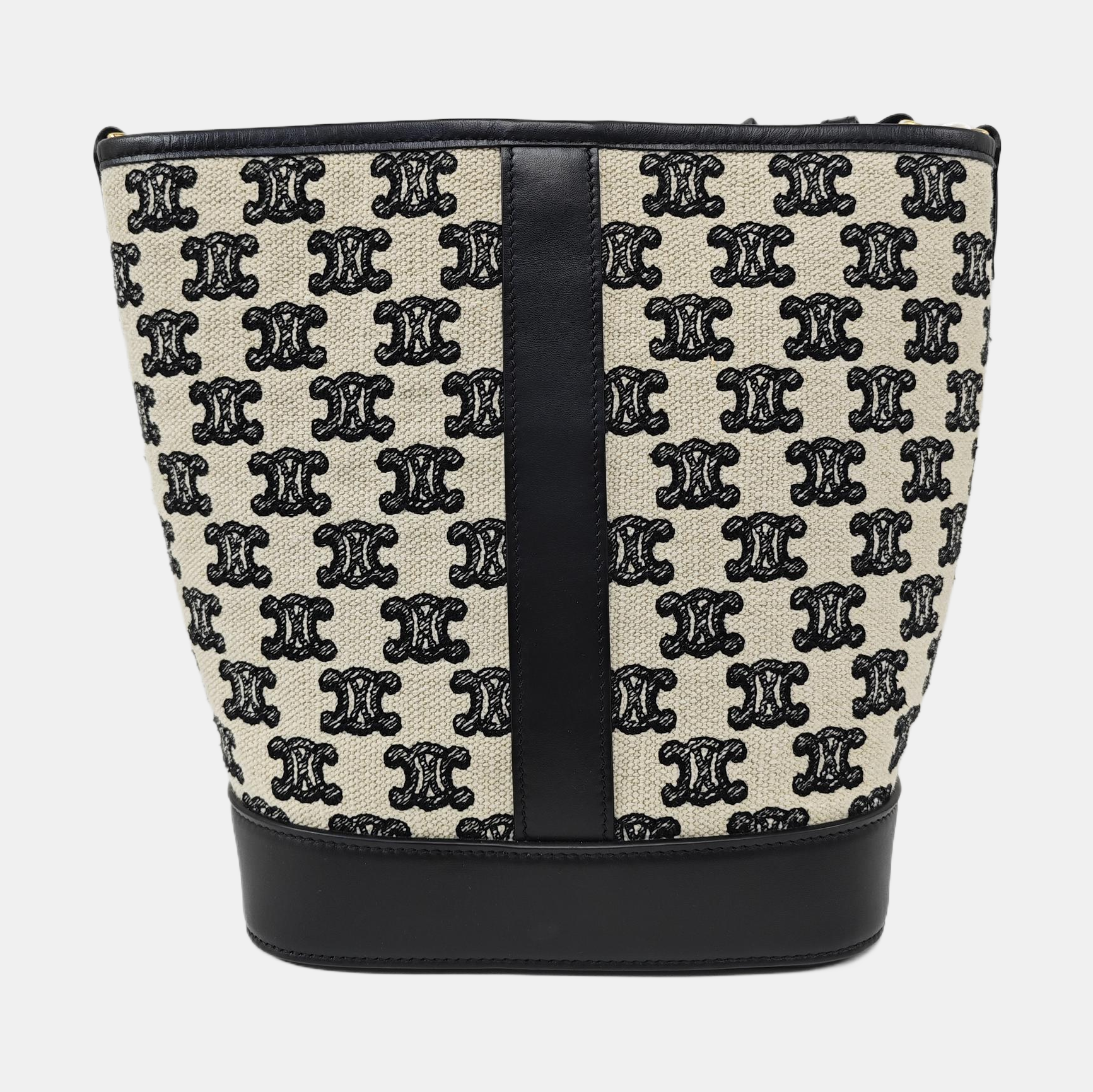 Canvas Bucket Bag White