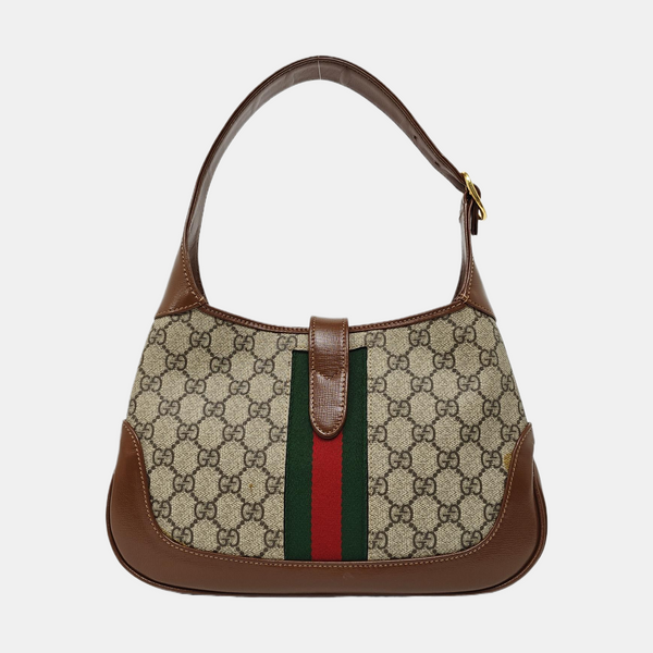 Jackie 1961 Small Monogram Coated Canvas Beige