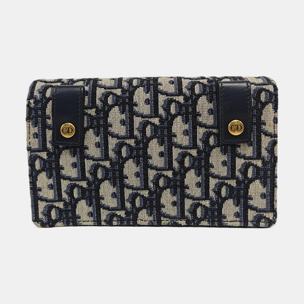 Saddle Mini Oblique Canvas Blue