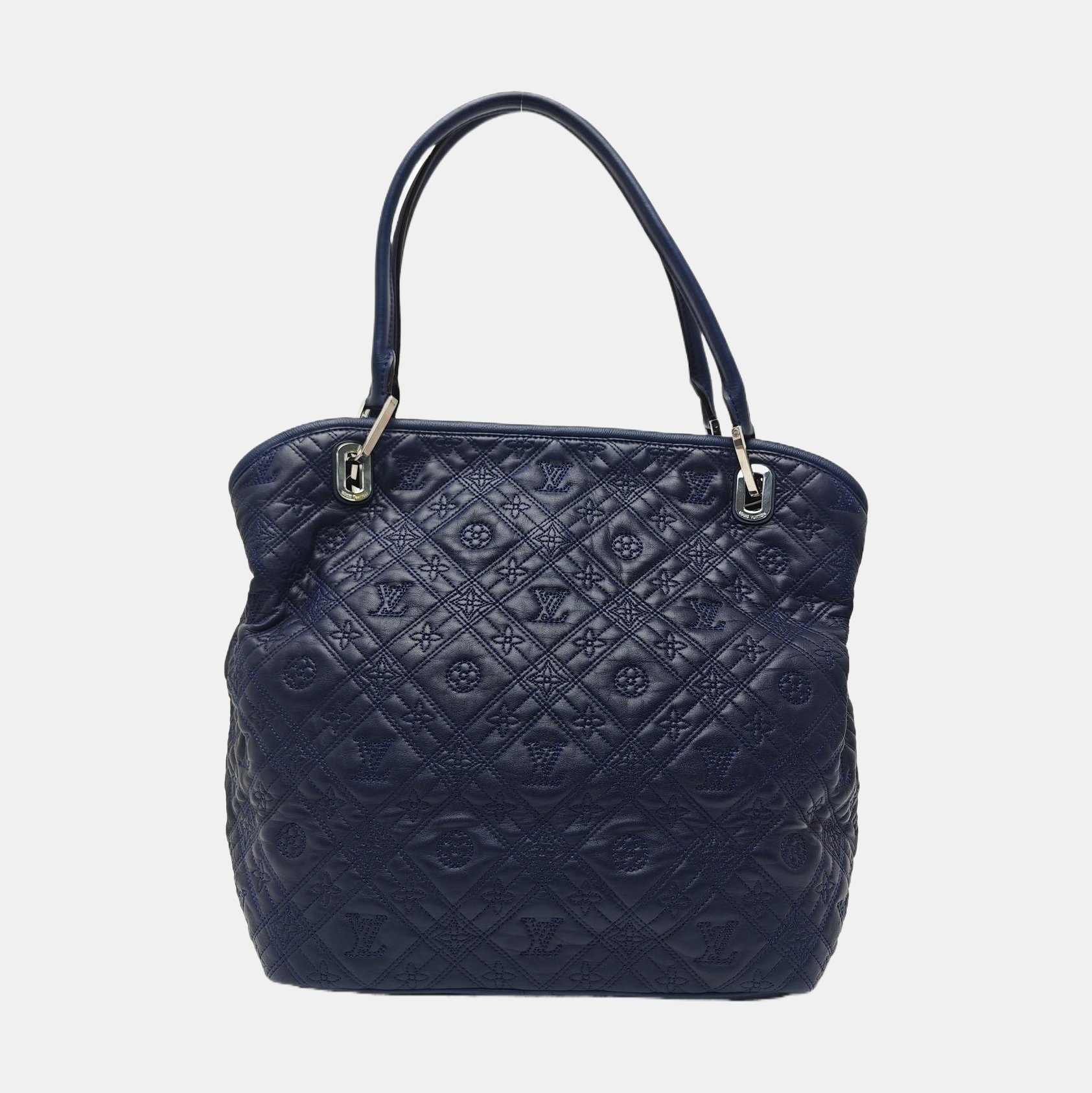 LILIA PM Monogram Calfskin Blue