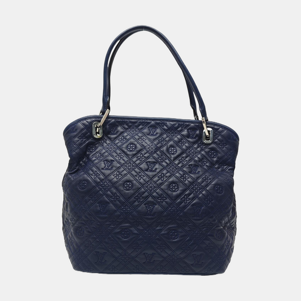 LILIA PM Monogram Calfskin Blue