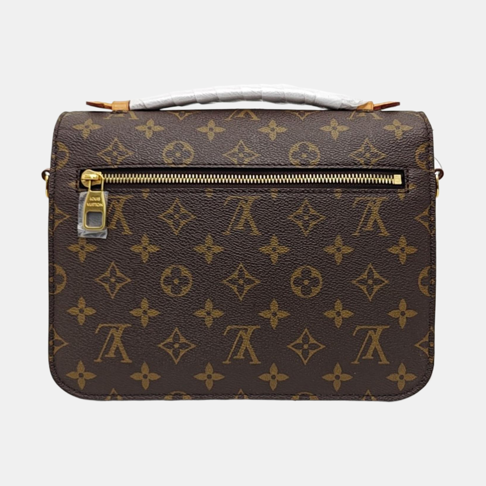 MÉTIS MM Monogram Coated Canvas Brown