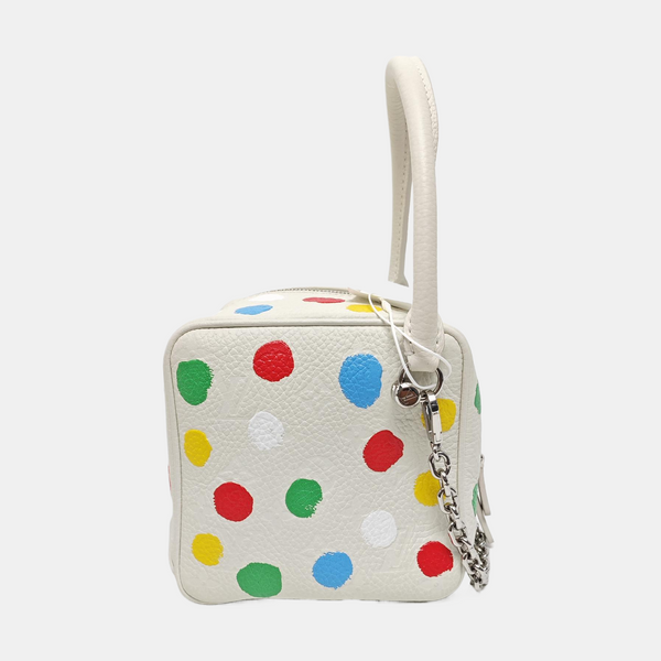 SQUARE Calfskin White
