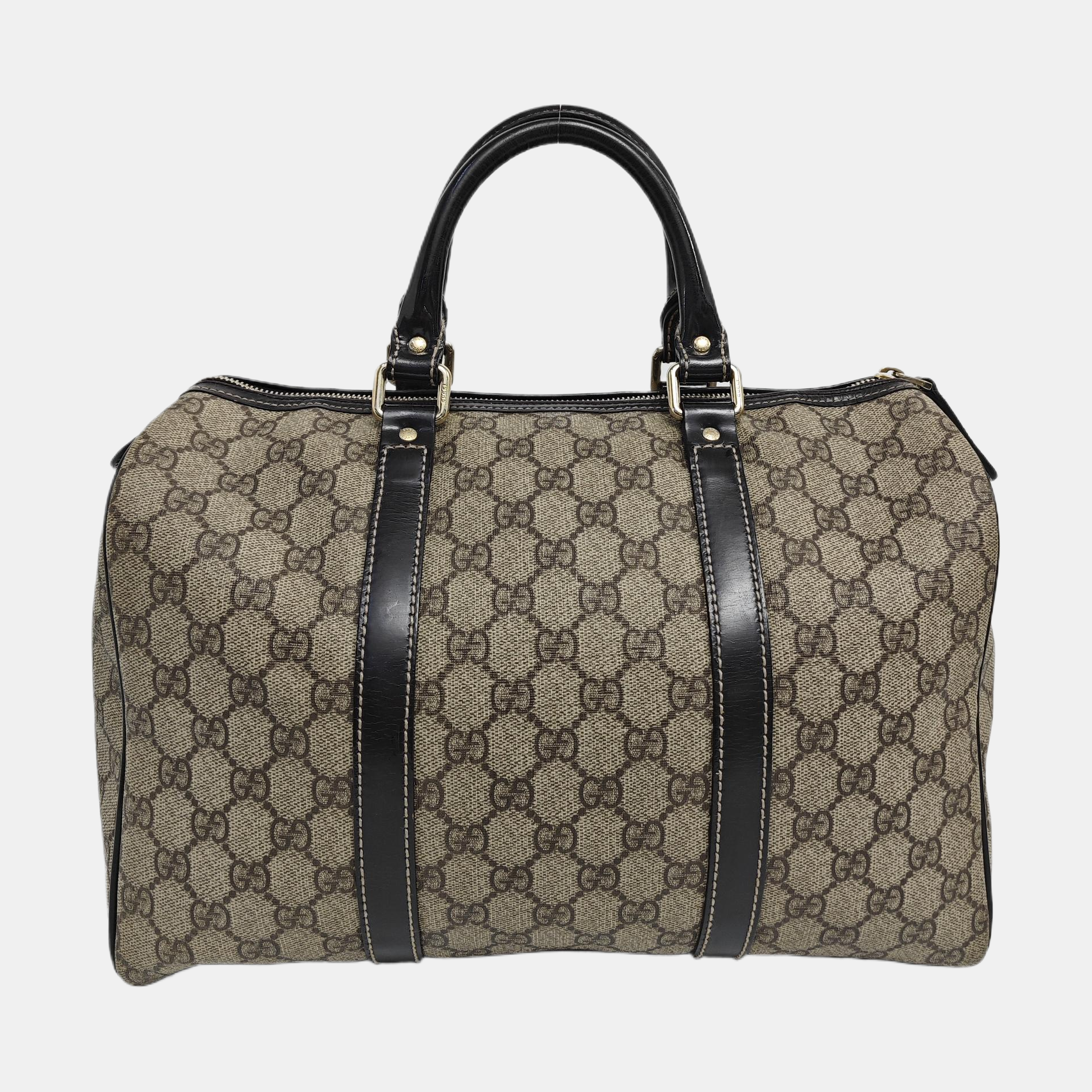 Joy Monogram Coated Canvas Beige