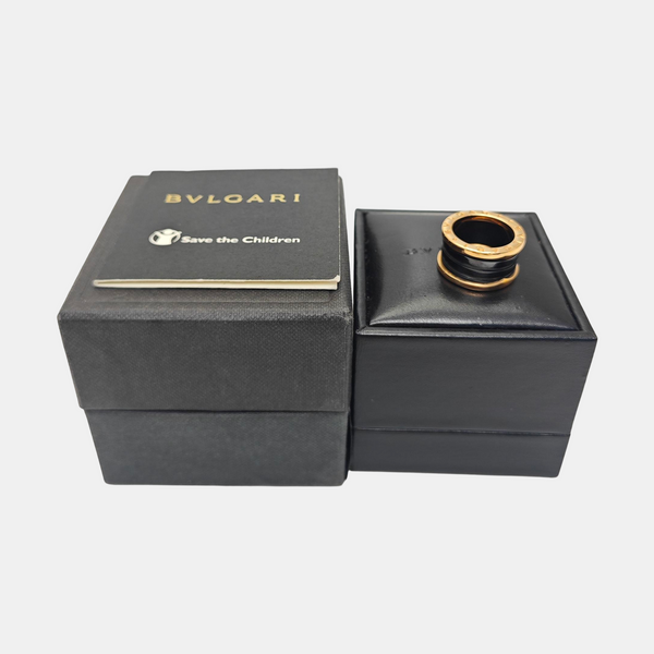 B.ZERO1 18k Rose Gold Ring EU 51