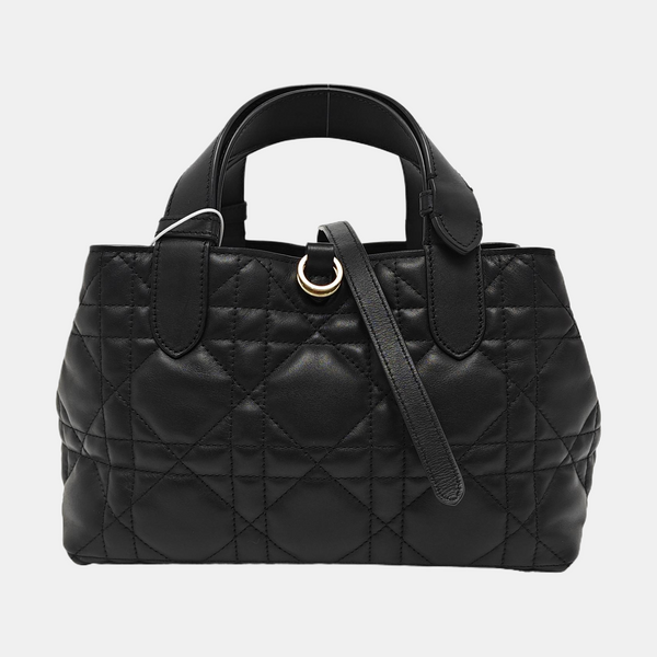 Toujours Small Cannage Calfskin Black