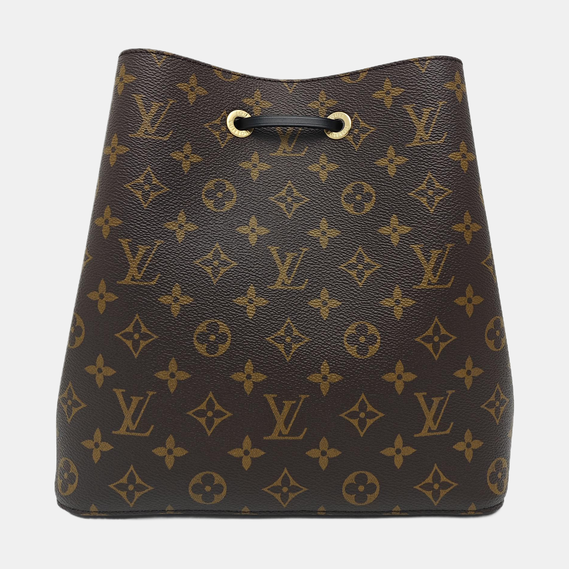 NÉONOÉ MM Monogram Coated Canvas Brown