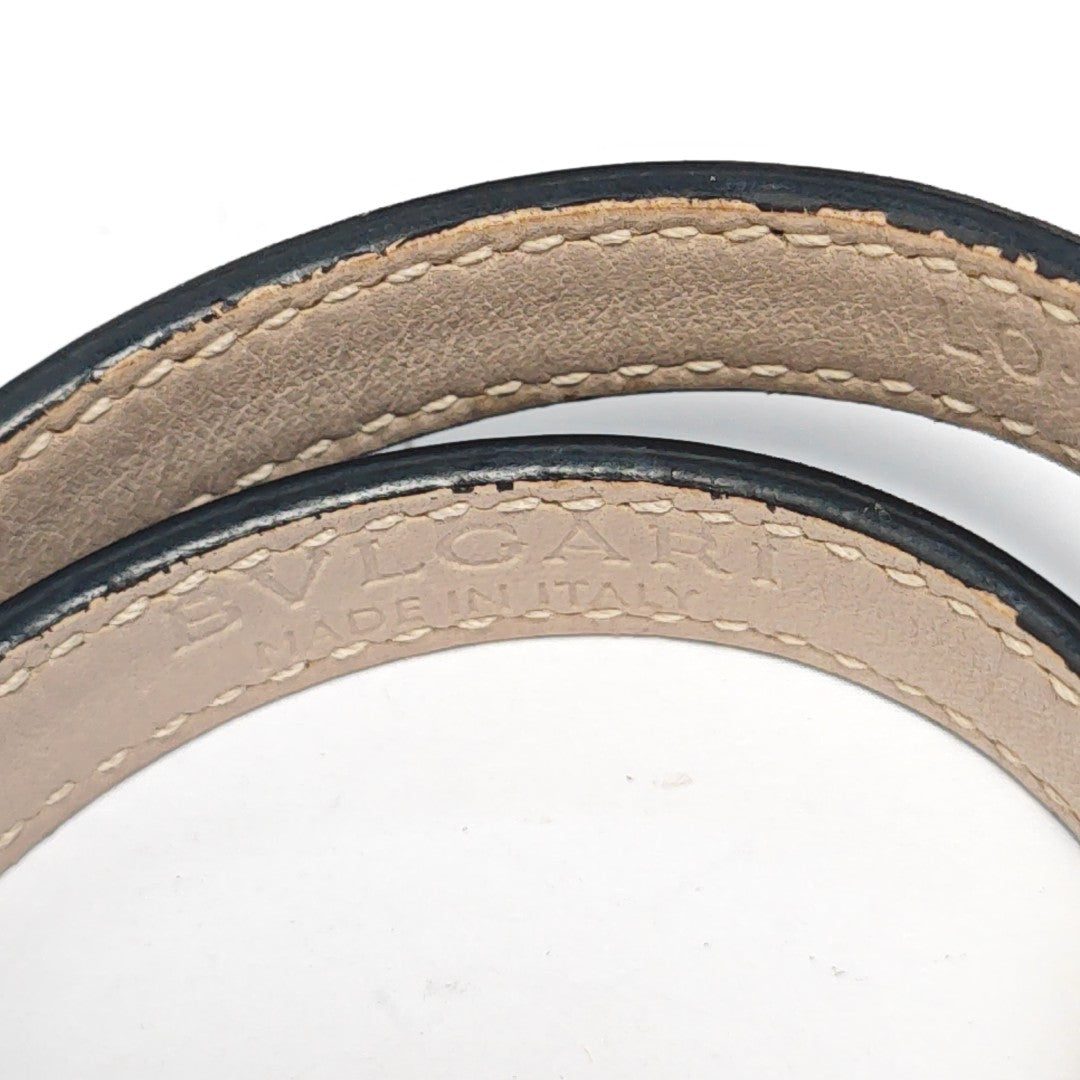 SERPENTI Brass Black Bangle