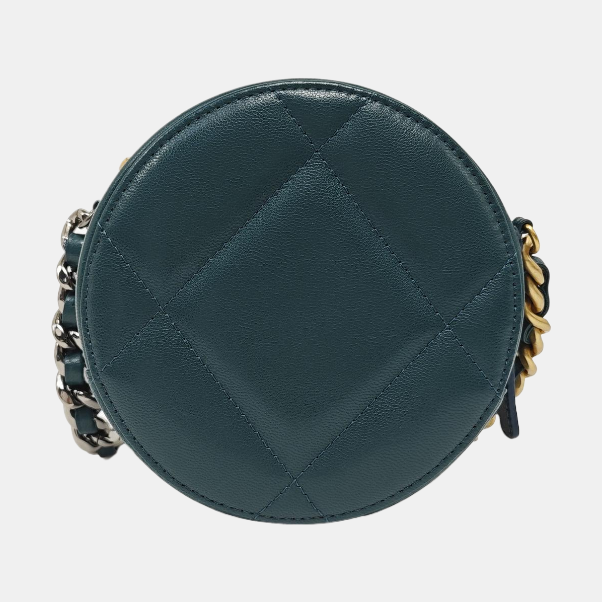 CHANEL 19 Small Quilted Calfskin Blue