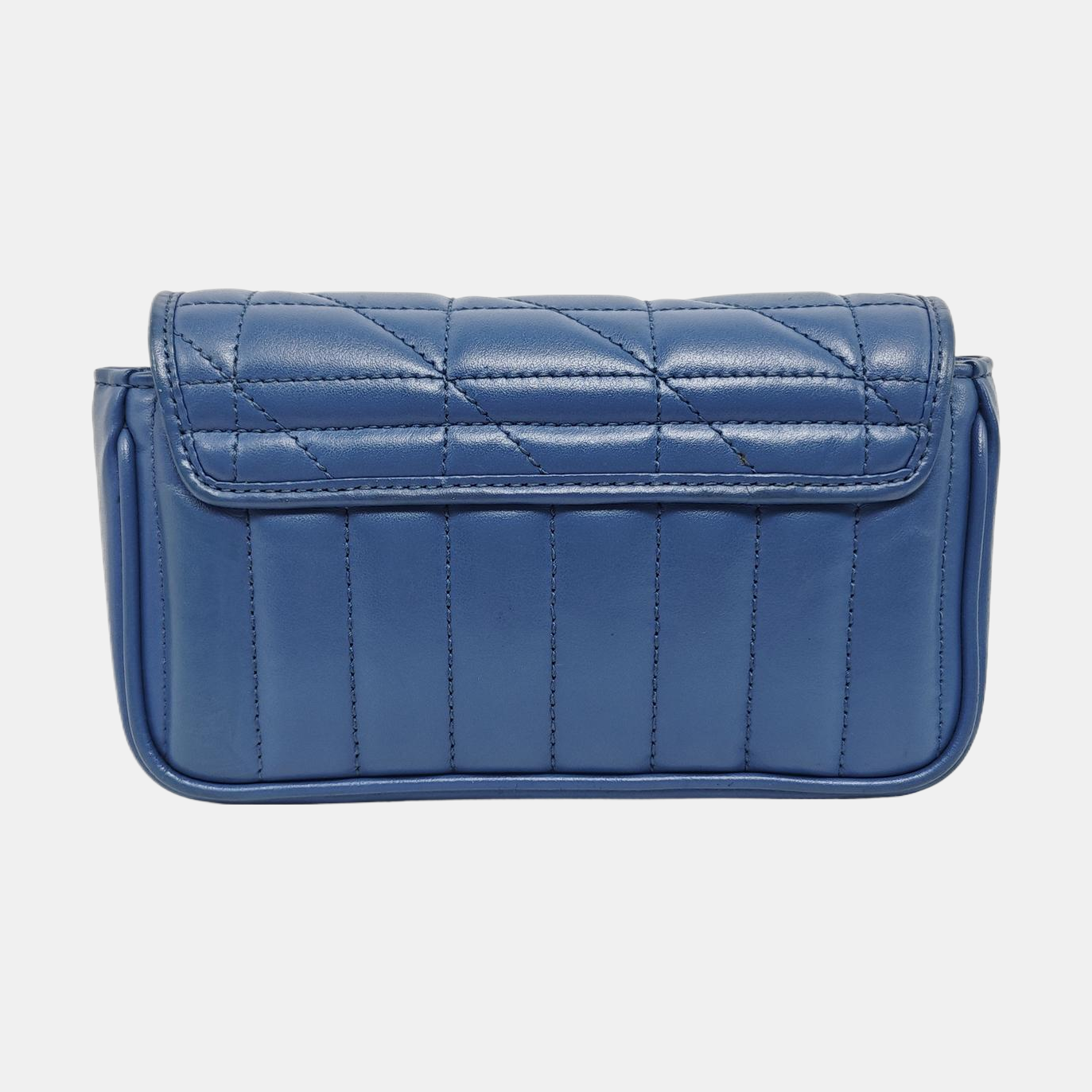 GG Marmont Mini Quilted Calfskin Blue
