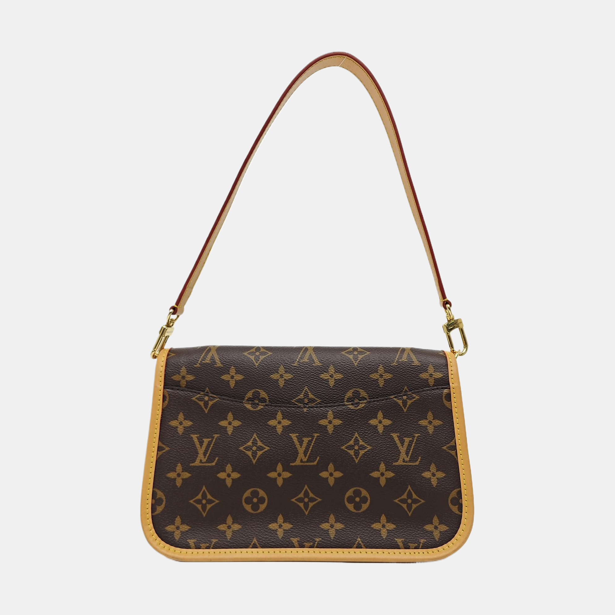 DIANE Monogram Coated Canvas Brown