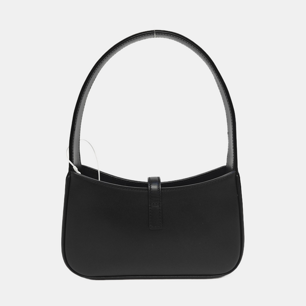 Authenticated pre-owned  LE 5 À 7 Calfskin Black - Top Handle Bag at Looply
