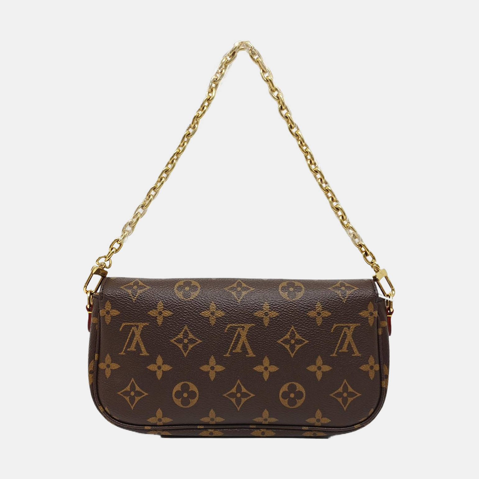 IVY Monogram Coated Canvas Brown