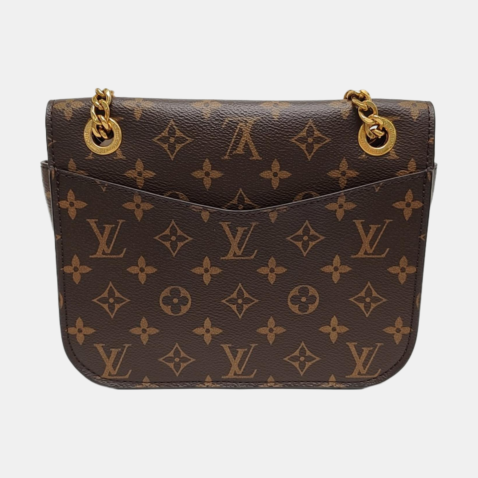 PASSY Monogram Coated Canvas Brown
