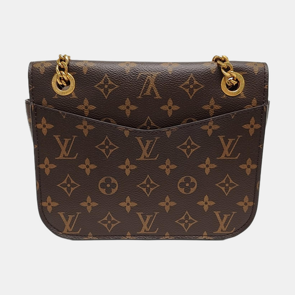 PASSY Monogram Coated Canvas Brown