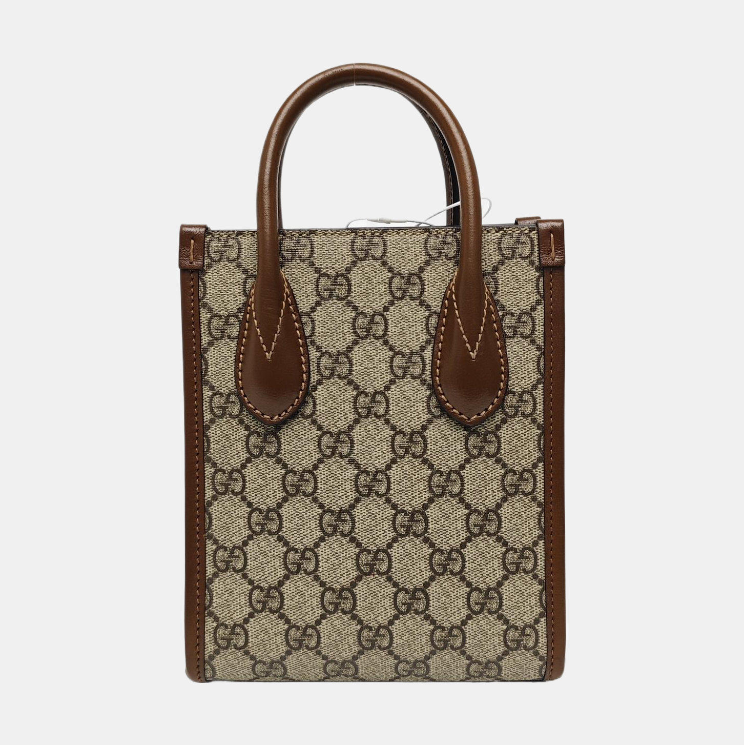 Retro Mini Monogram Coated Canvas Beige
