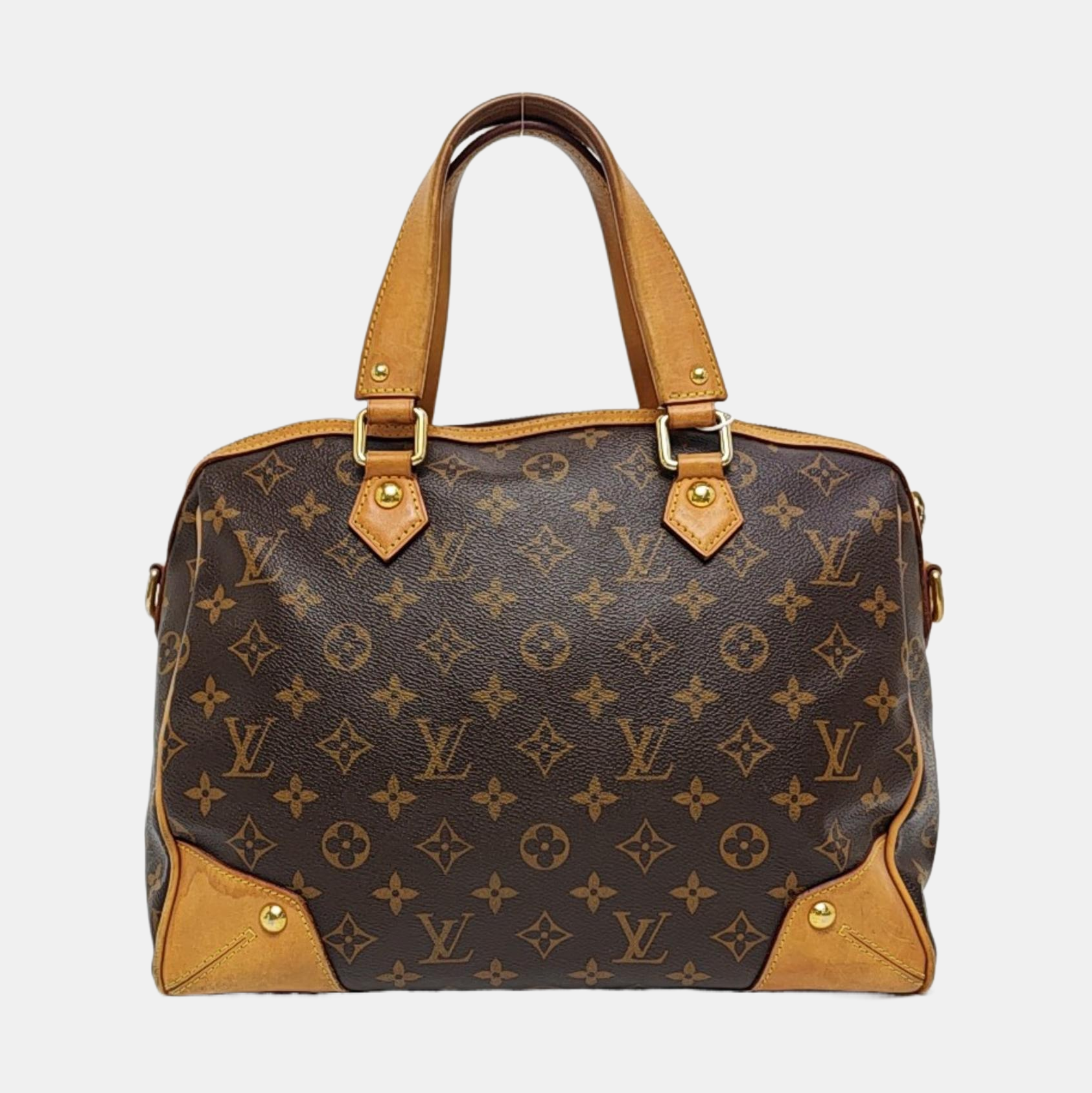 RETIRO NM Monogram Coated Canvas Brown
