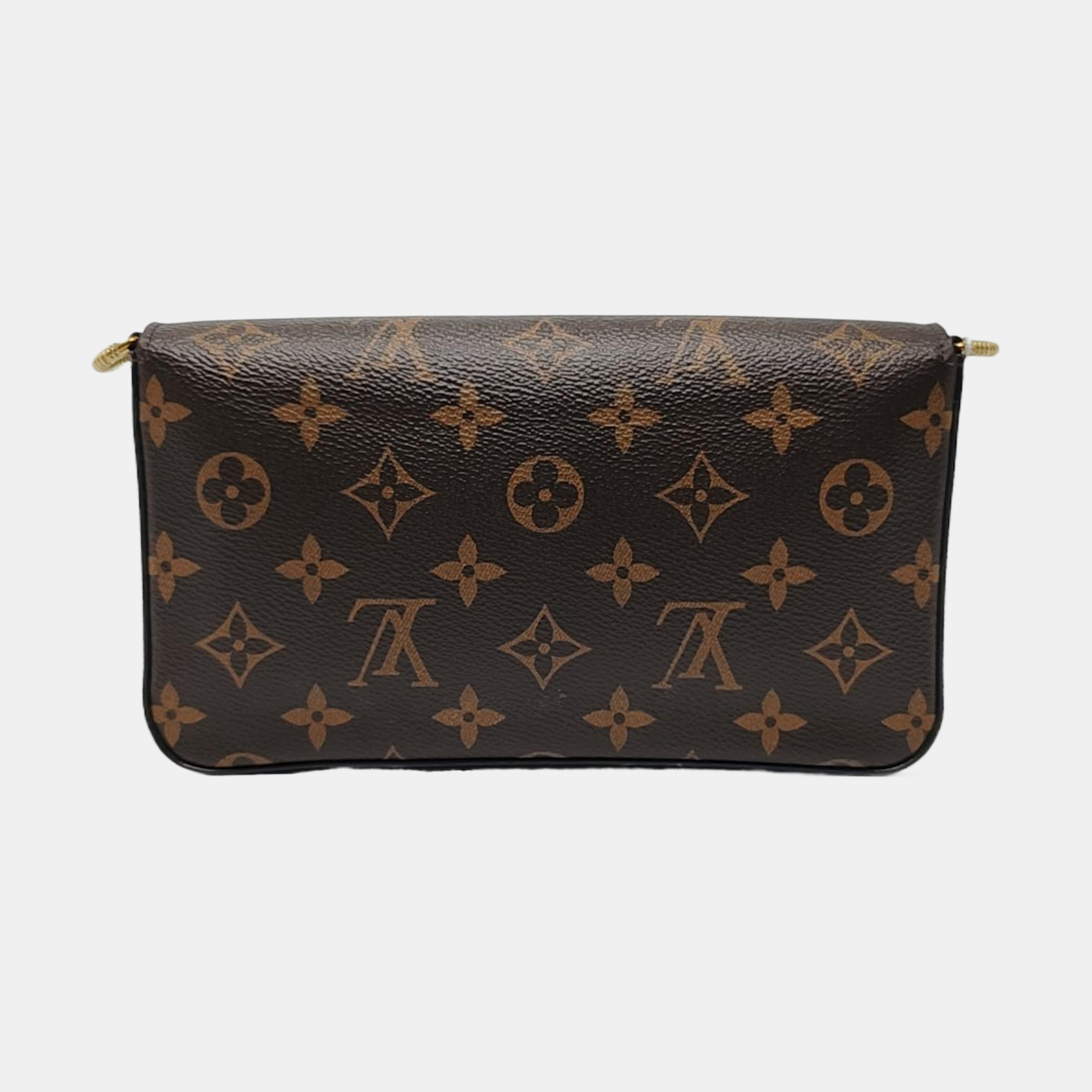 FÉLICIE Monogram Coated Canvas Brown