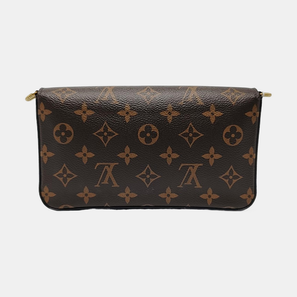 FÉLICIE Monogram Coated Canvas Brown