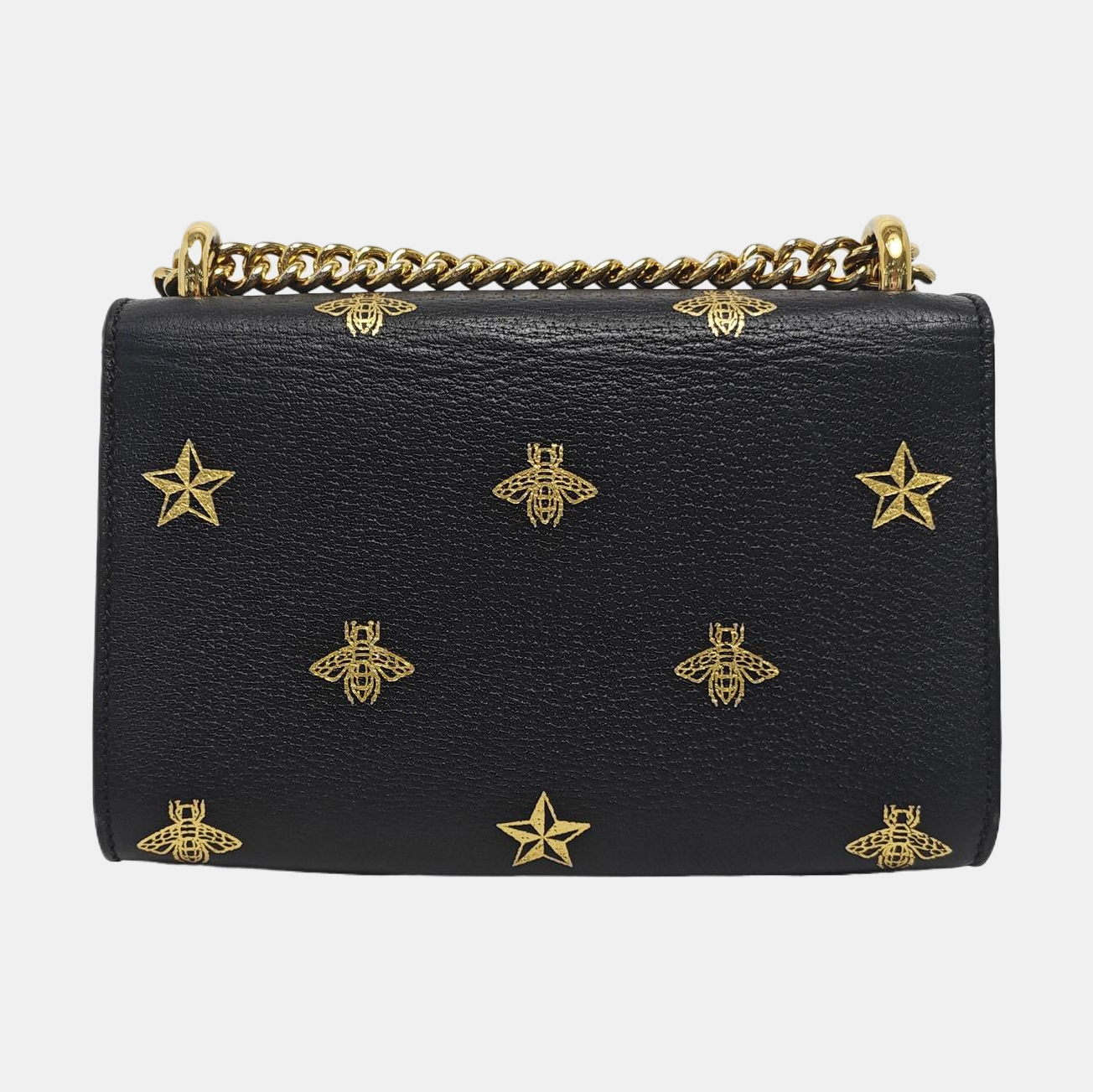 Padlock Small Calfskin Black
