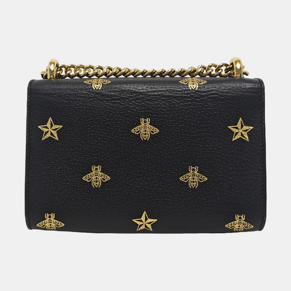 Padlock Small Calfskin Black