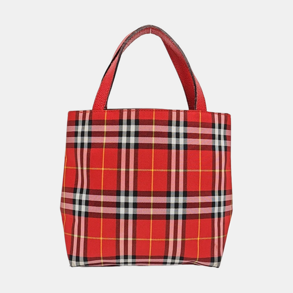 Nylon Tote Bag Red