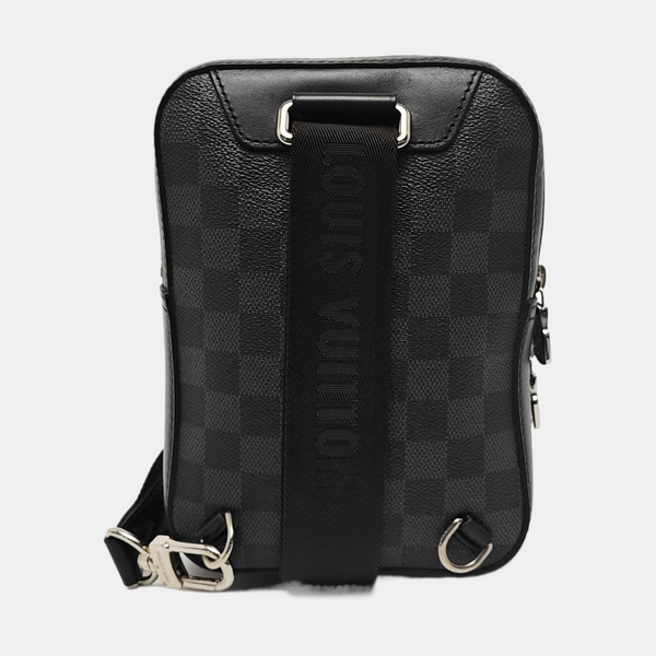 AMAZON Damier Graphite Coated Canvas Gray